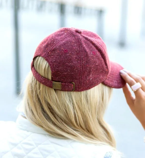 Texture Trends  Baseball Tweed Caps