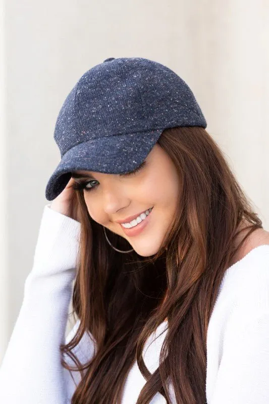 Texture Trends  Baseball Tweed Caps