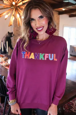 Thankful Season Sequin Sweater