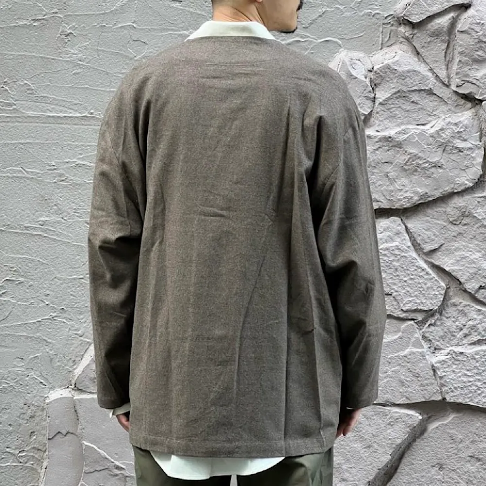 THE DAY - SOFT FLANNEL CARDIGAN - D23W-05001