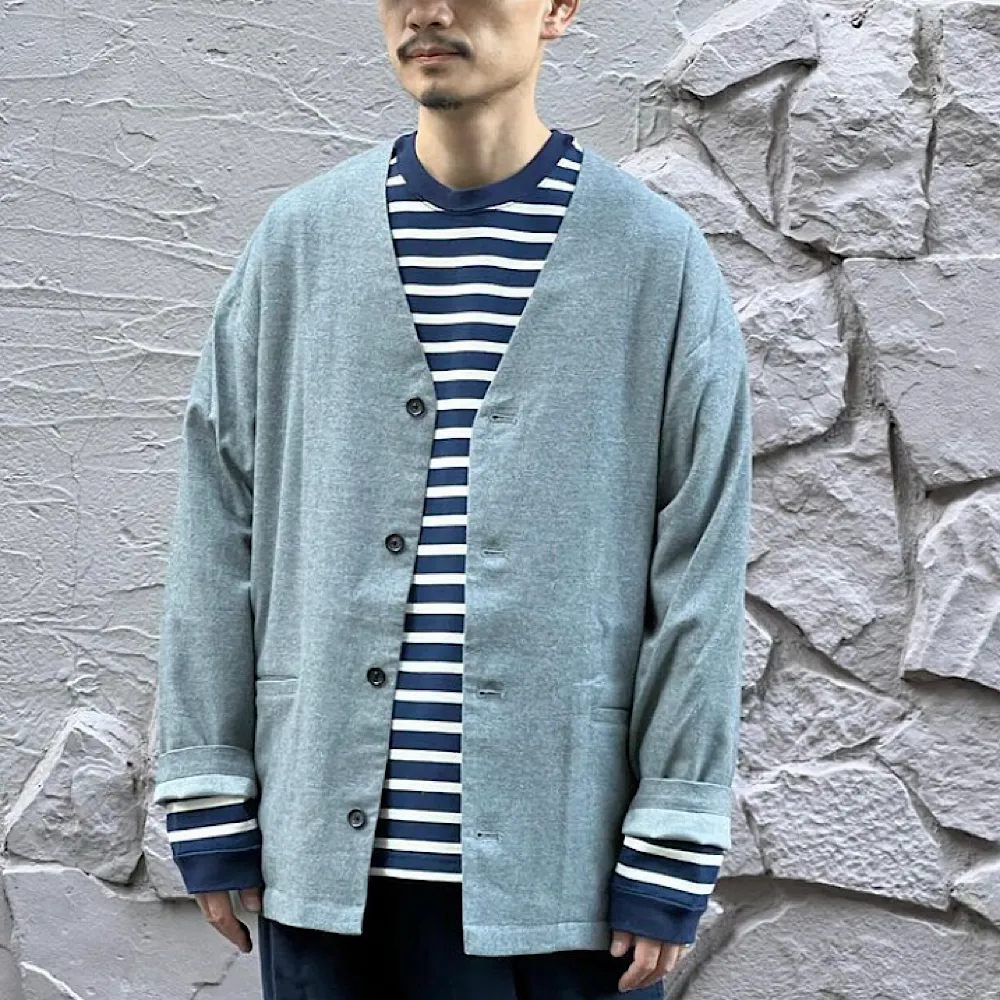 THE DAY - SOFT FLANNEL CARDIGAN - D23W-05001