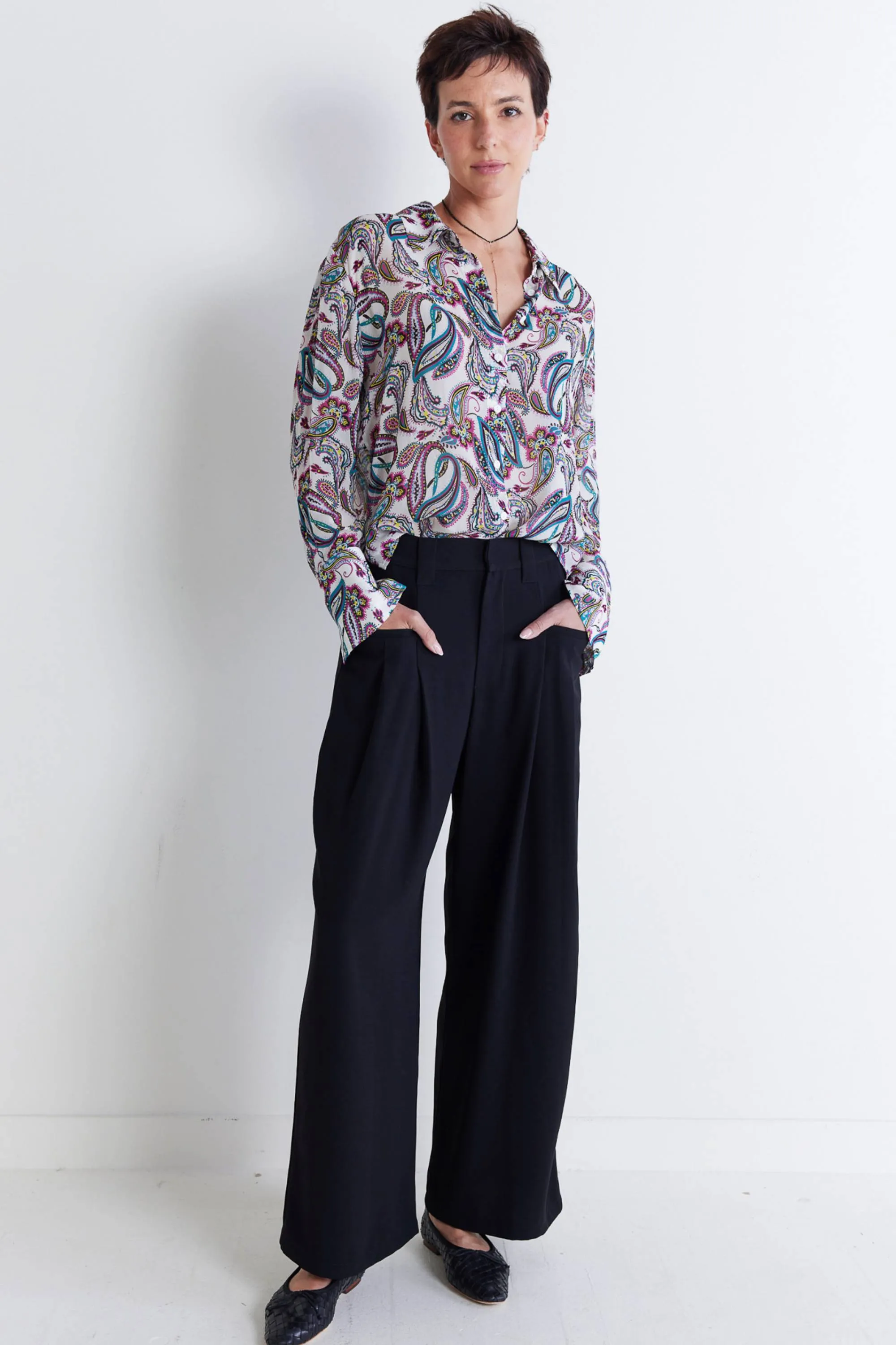 The Keen Wide Leg Trouser