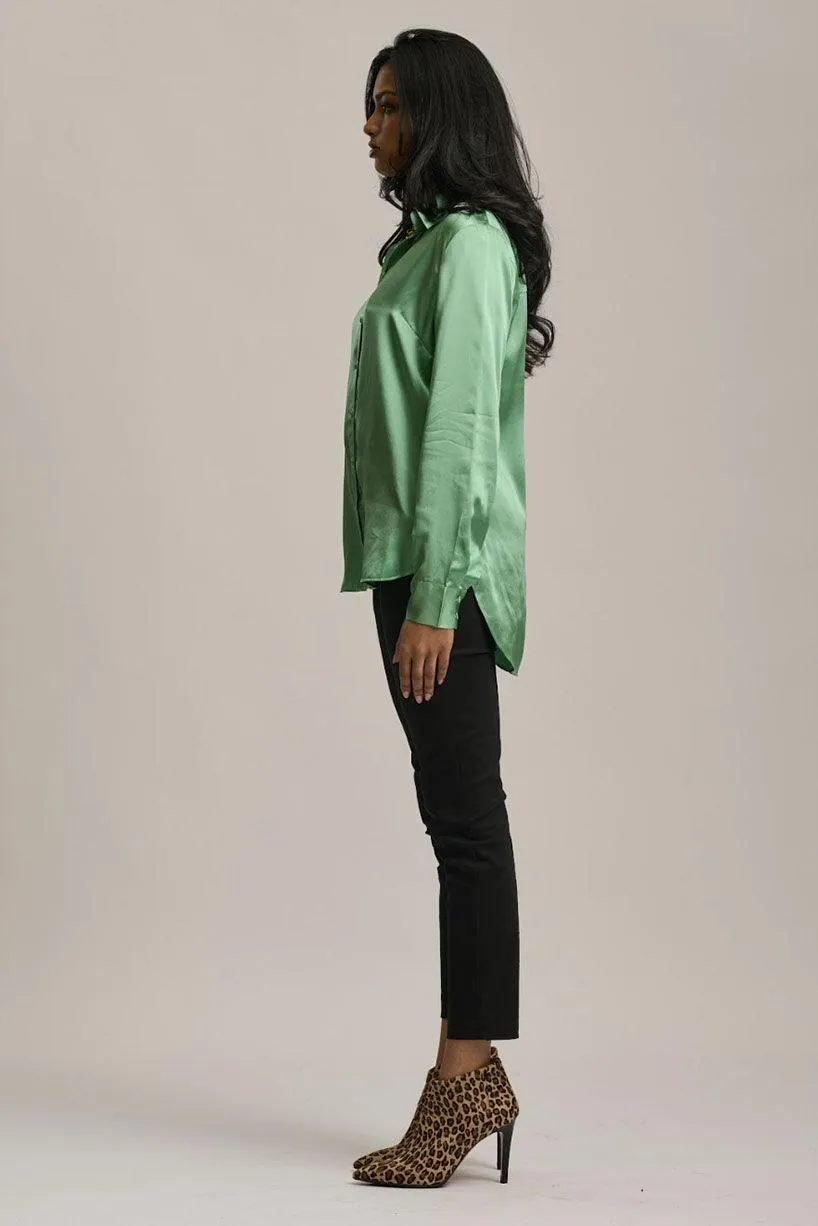 The Skye Slim Shirt | Mint