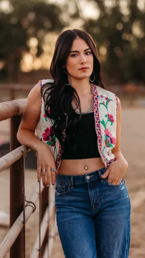 The Taylor Floral Vest