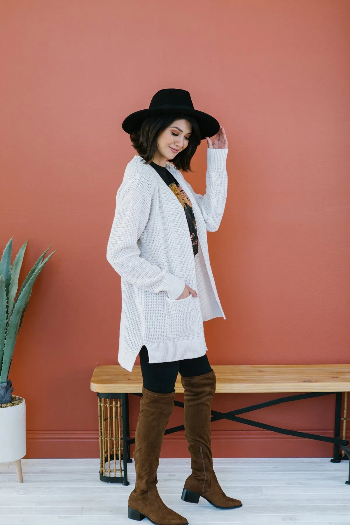 Thermal Pocket Cardigan