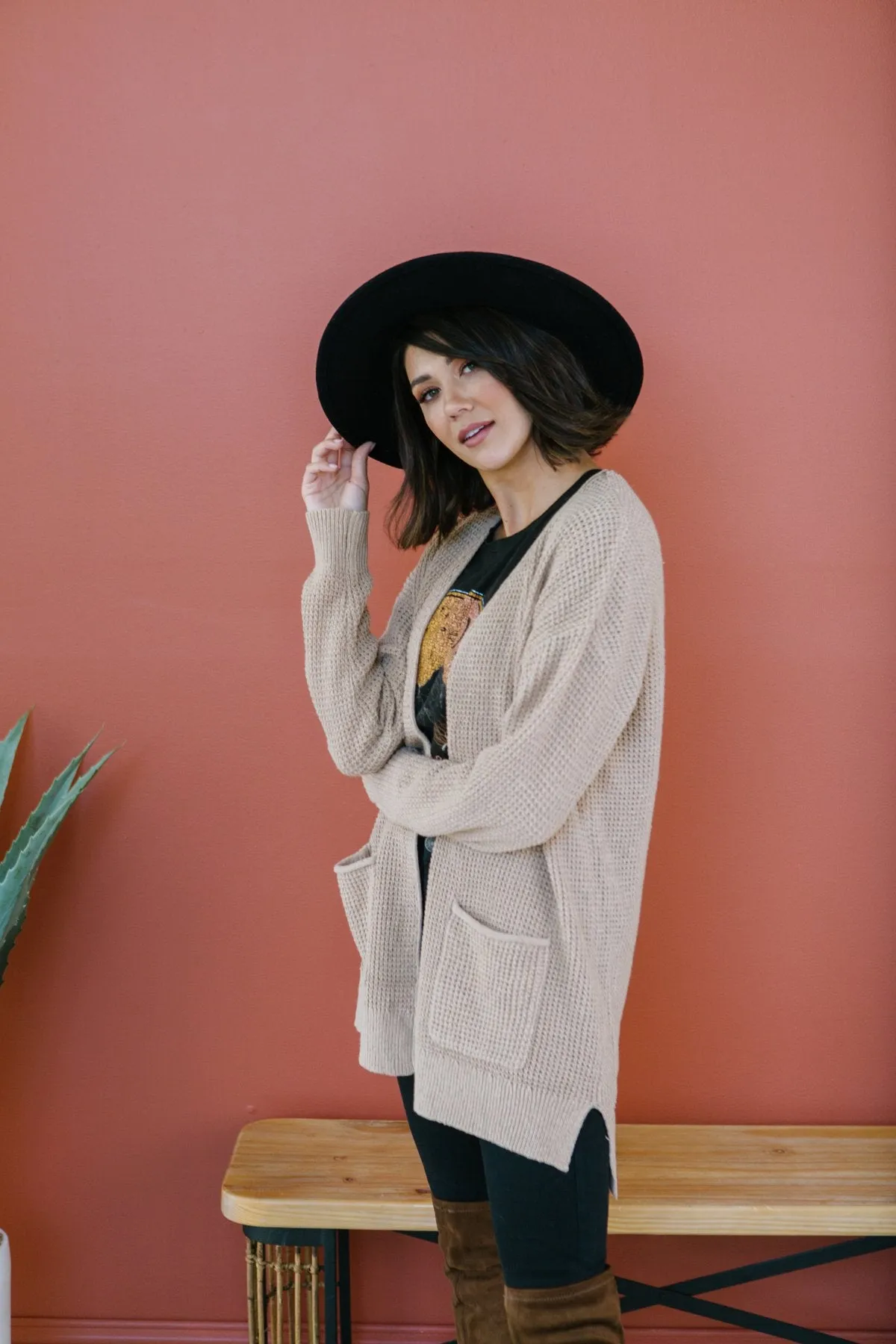 Thermal Pocket Cardigan