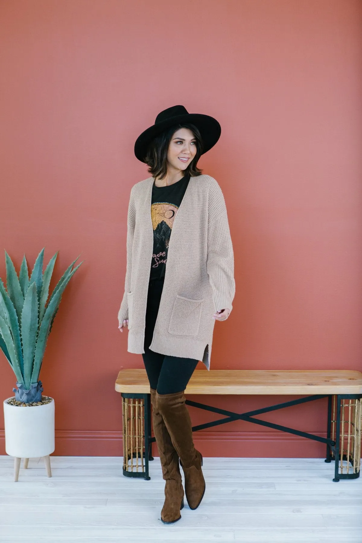 Thermal Pocket Cardigan