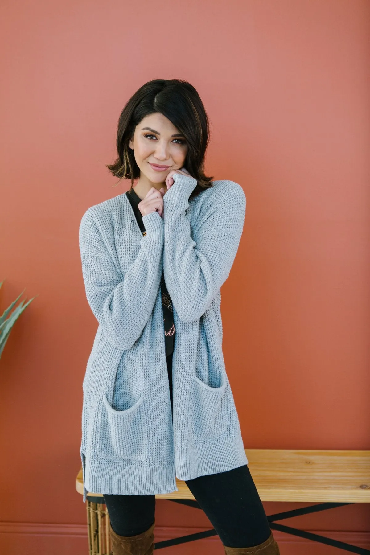 Thermal Pocket Cardigan