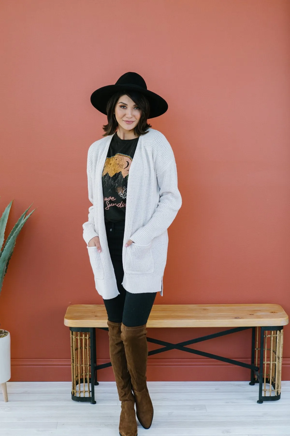 Thermal Pocket Cardigan