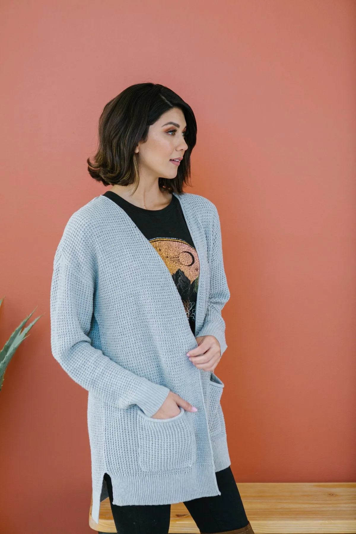 Thermal Pocket Cardigan