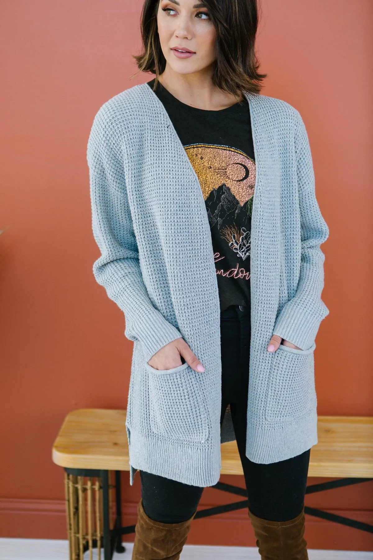 Thermal Pocket Cardigan