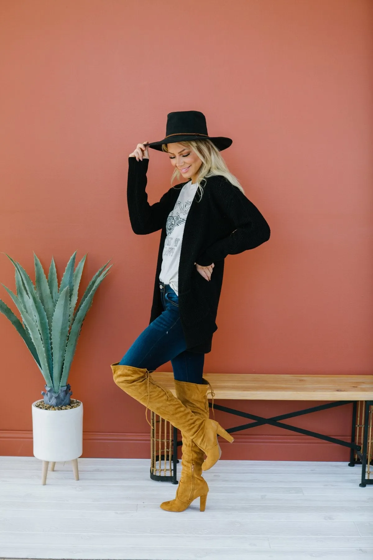 Thermal Pocket Cardigan