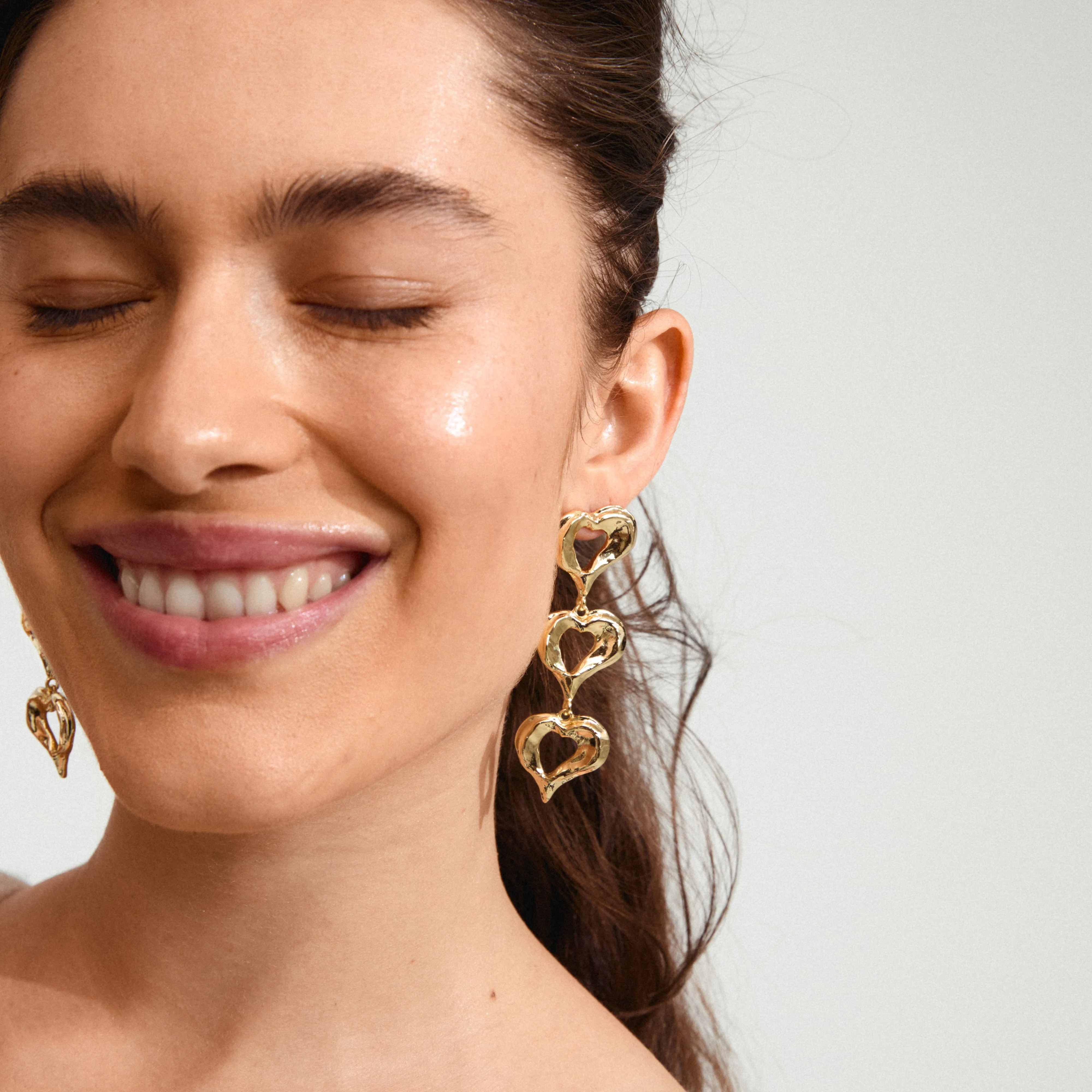 TIDE earrings gold-plated