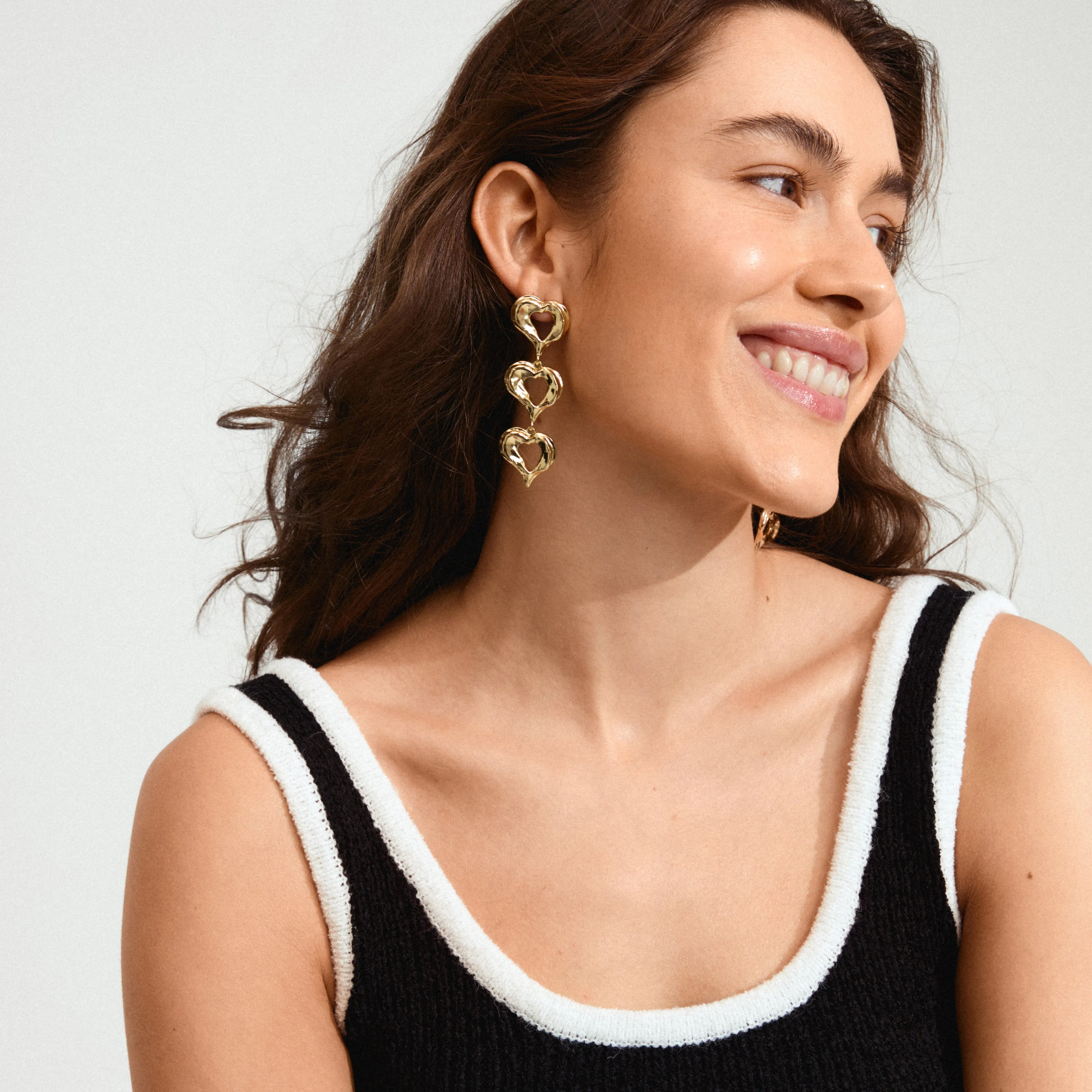 TIDE earrings gold-plated