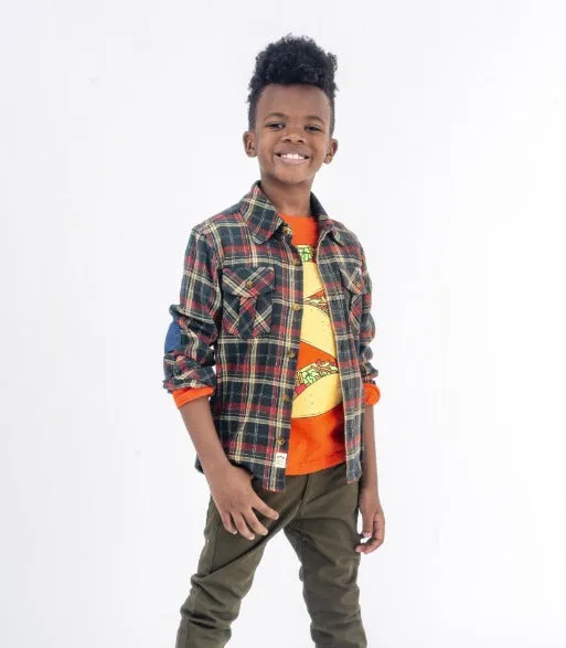 Tigerlily Plaid Flannel Shirt