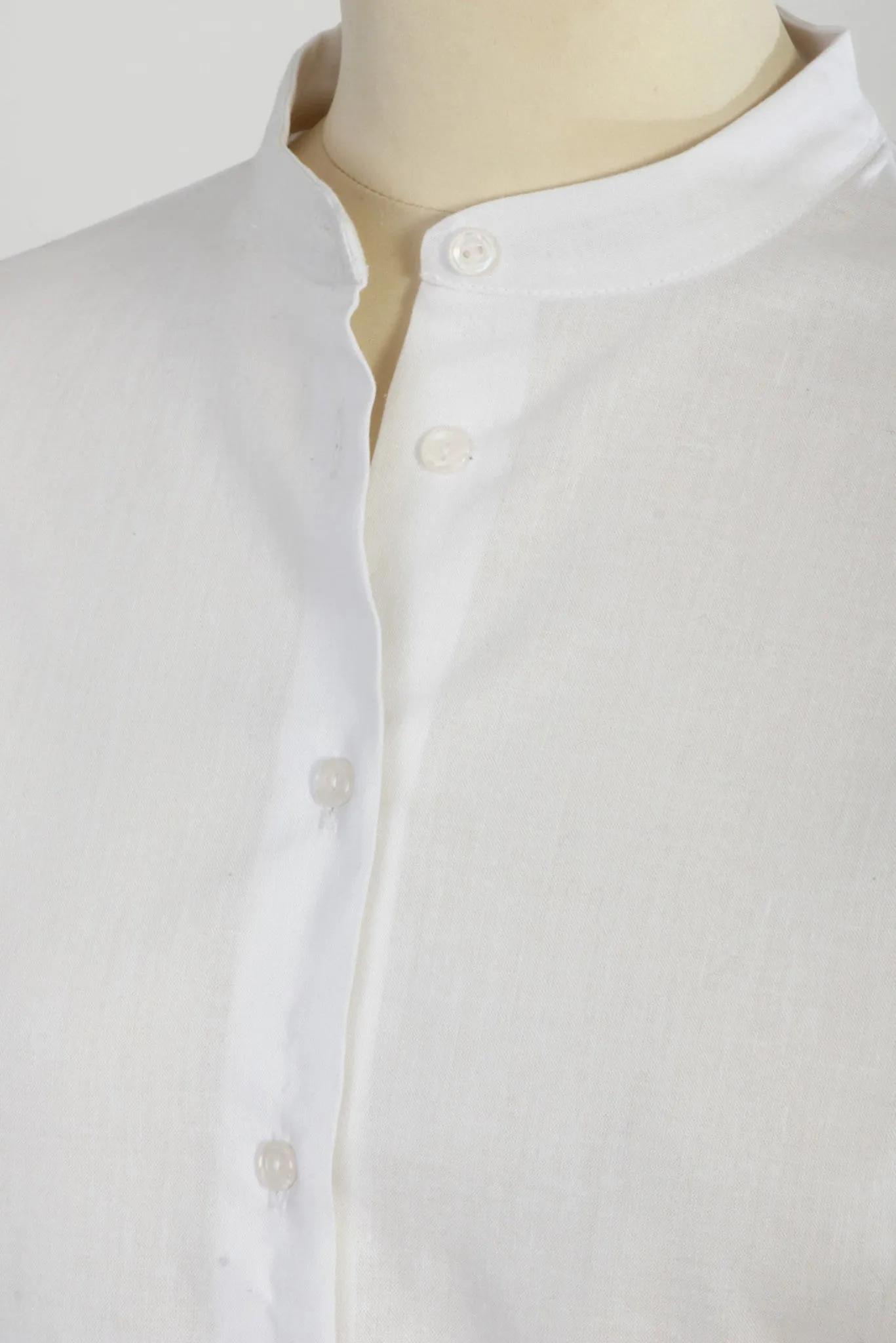 Tilly | Handmade White Cotton Shirt - LAST ONE!