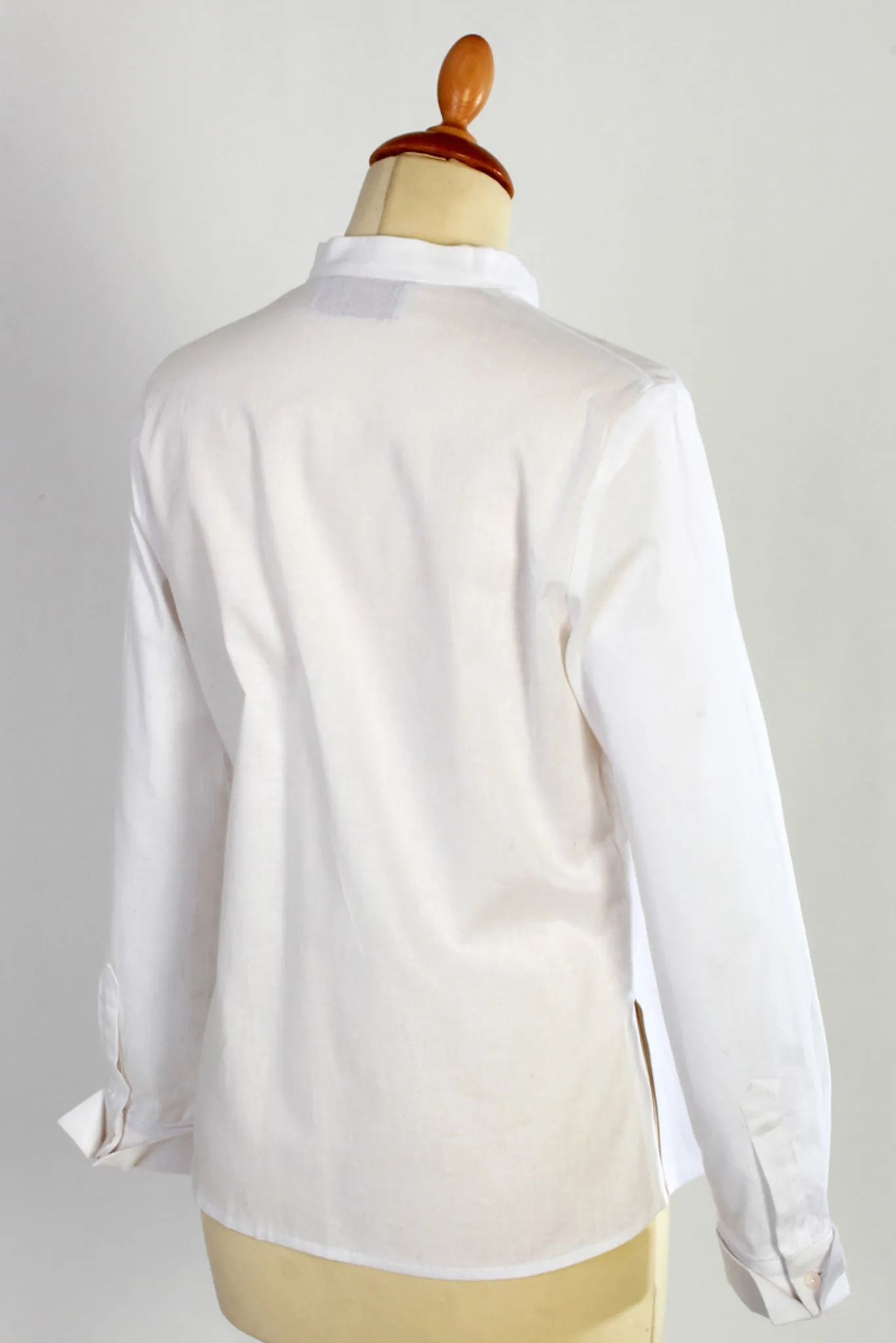 Tilly | Handmade White Cotton Shirt - LAST ONE!