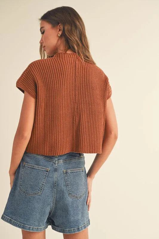 Toffee Sweater Knit Top