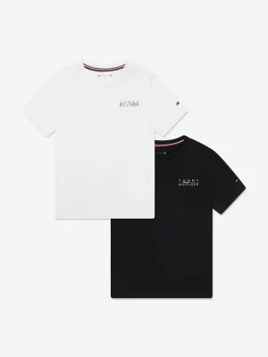 Tommy Hilfiger Kids 2 Pack T-Shirt Set in White