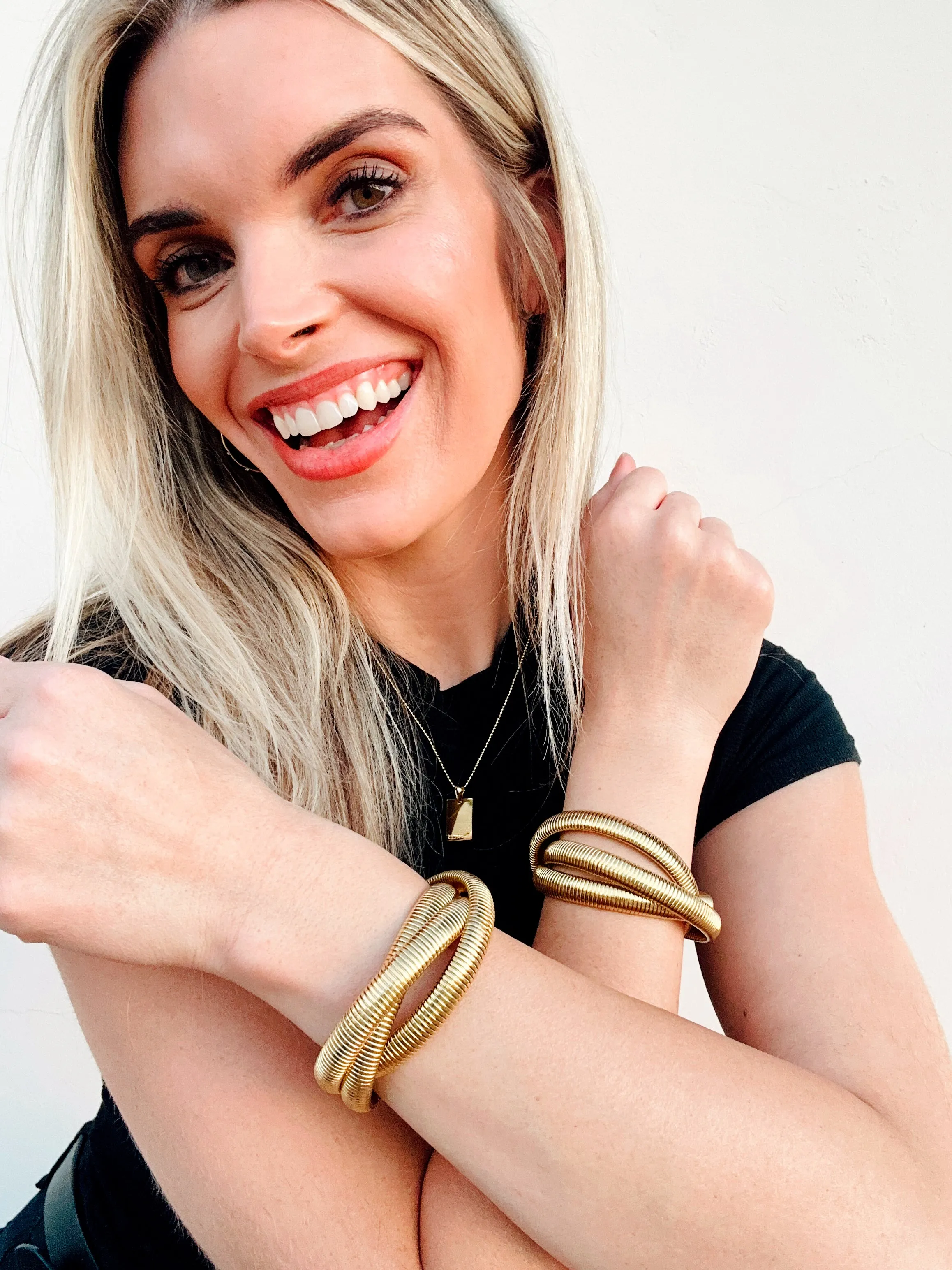 Triple Strand Bangle Bracelet