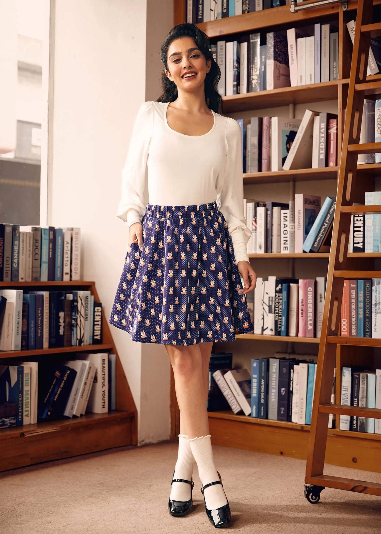 Twirl Into Fall A-Line Skirt