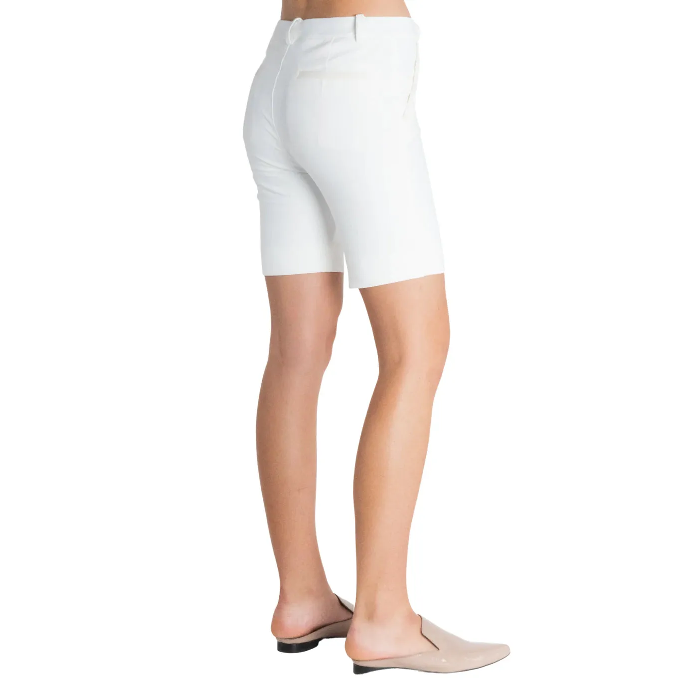 Tyler Stretch Chino Shorts - White