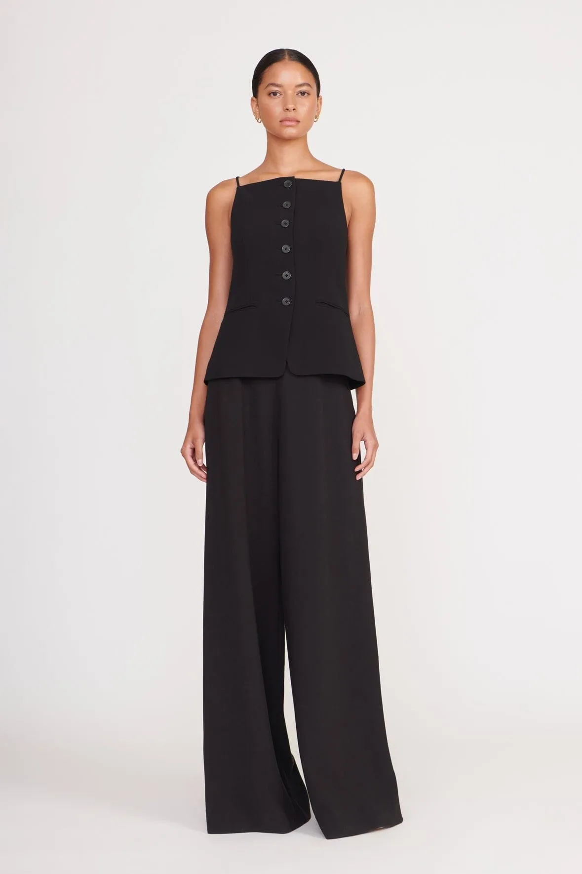 UNA TOP | BLACK