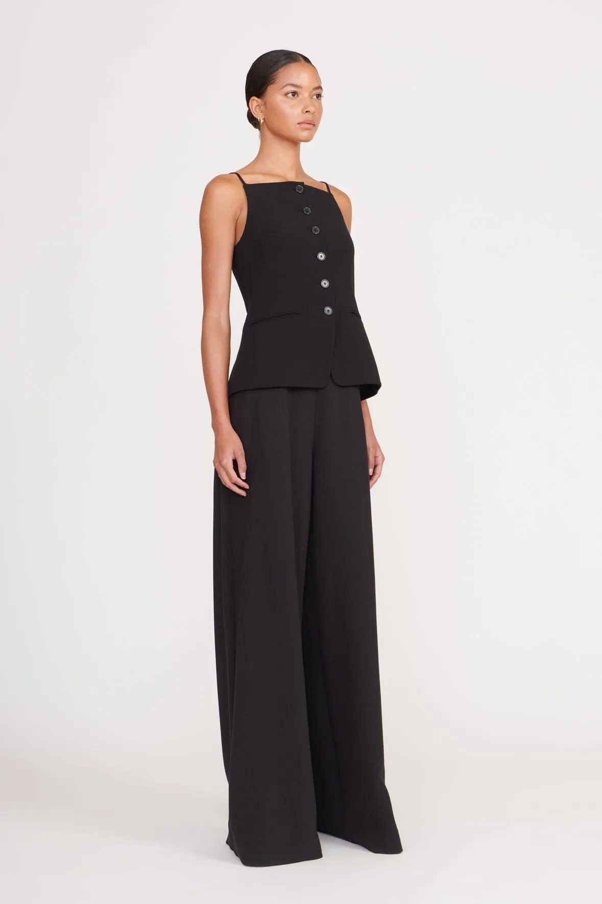 UNA TOP | BLACK