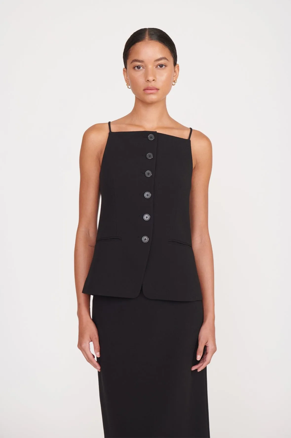 UNA TOP | BLACK