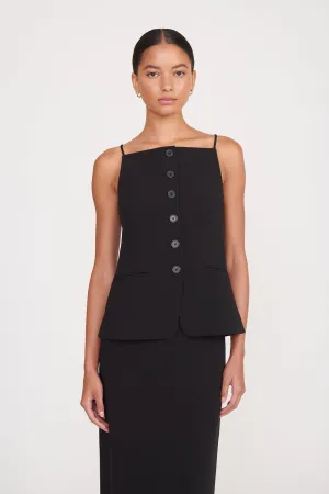 UNA TOP | BLACK