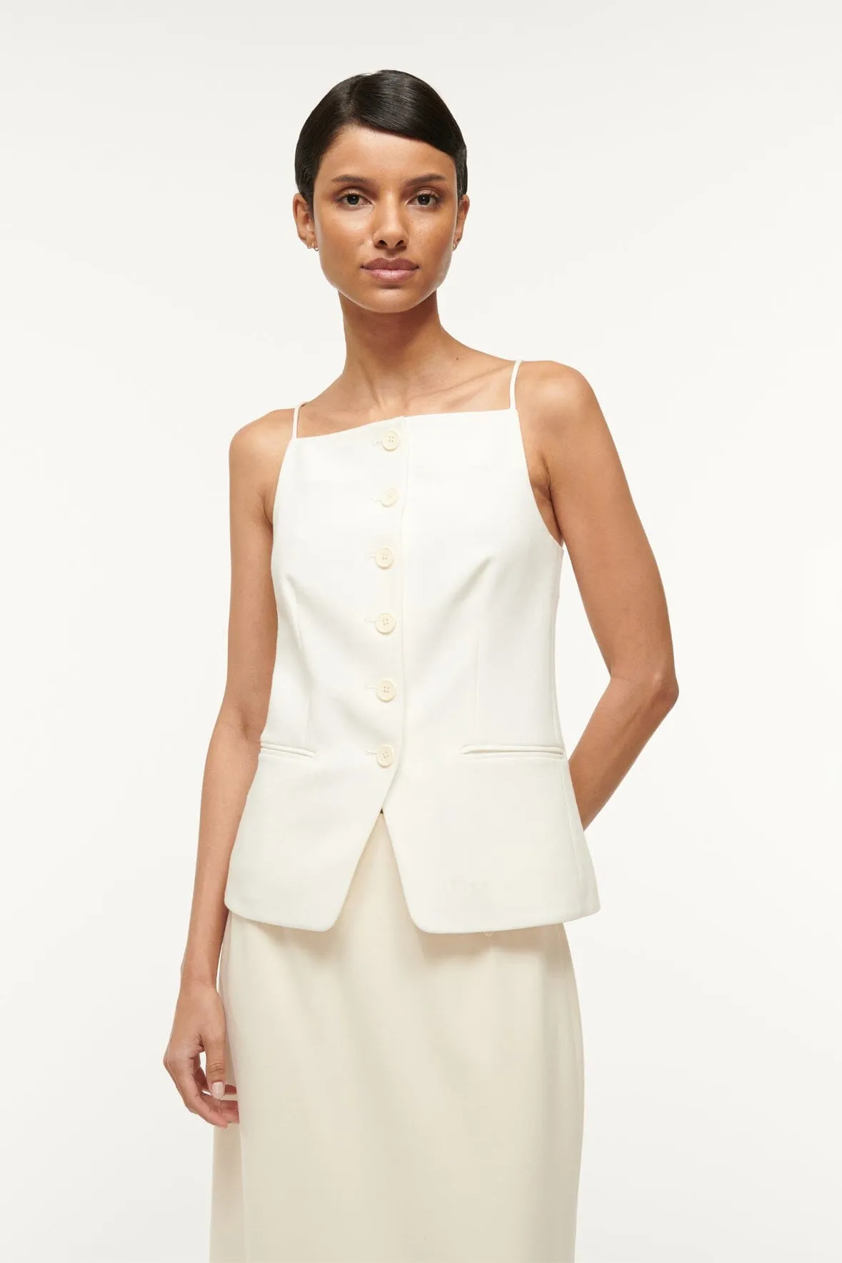 UNA TOP | ECRU