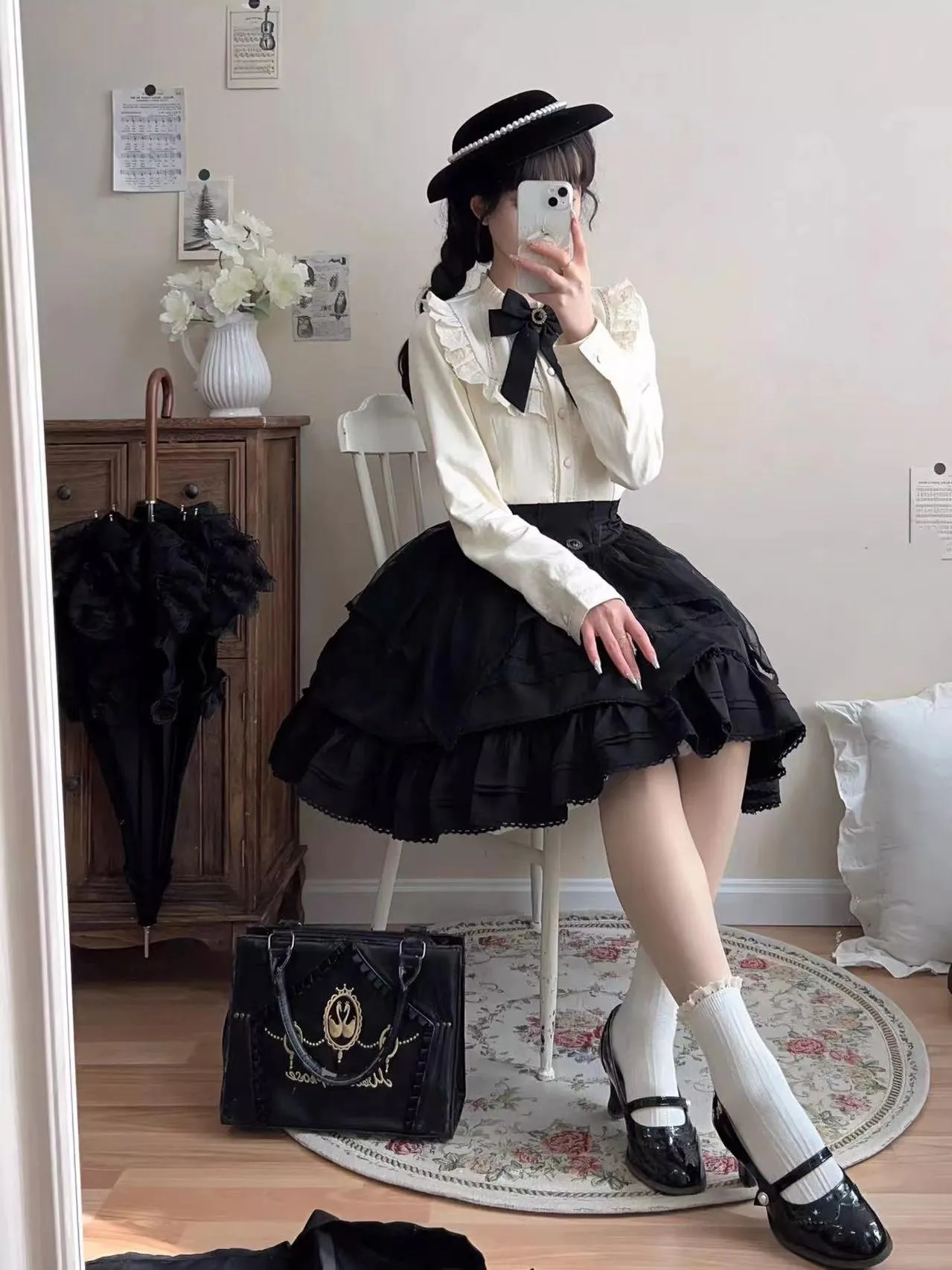 Uncle Wall Original~Daily Lolita Shirt Winter Shirts