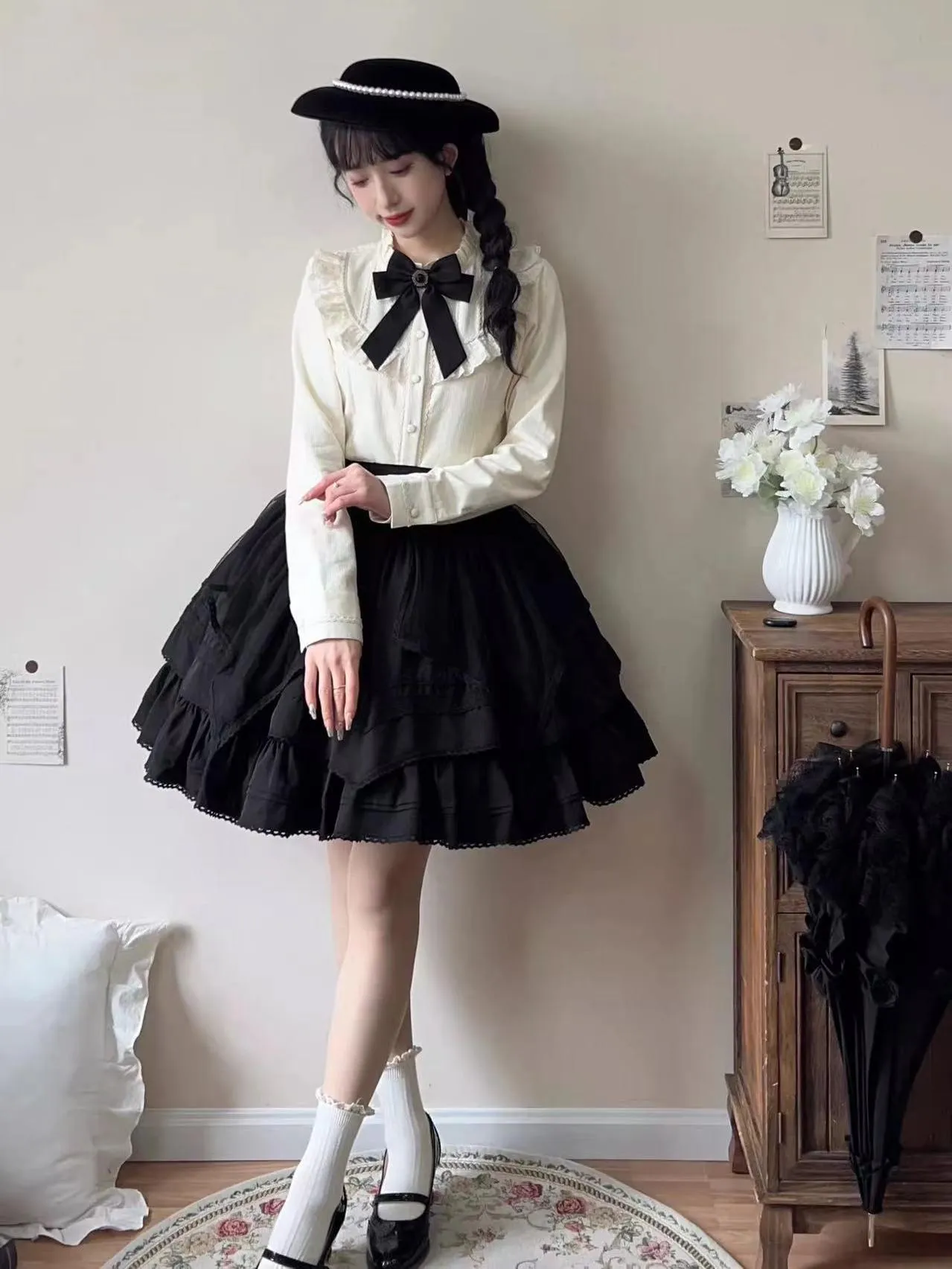 Uncle Wall Original~Daily Lolita Shirt Winter Shirts