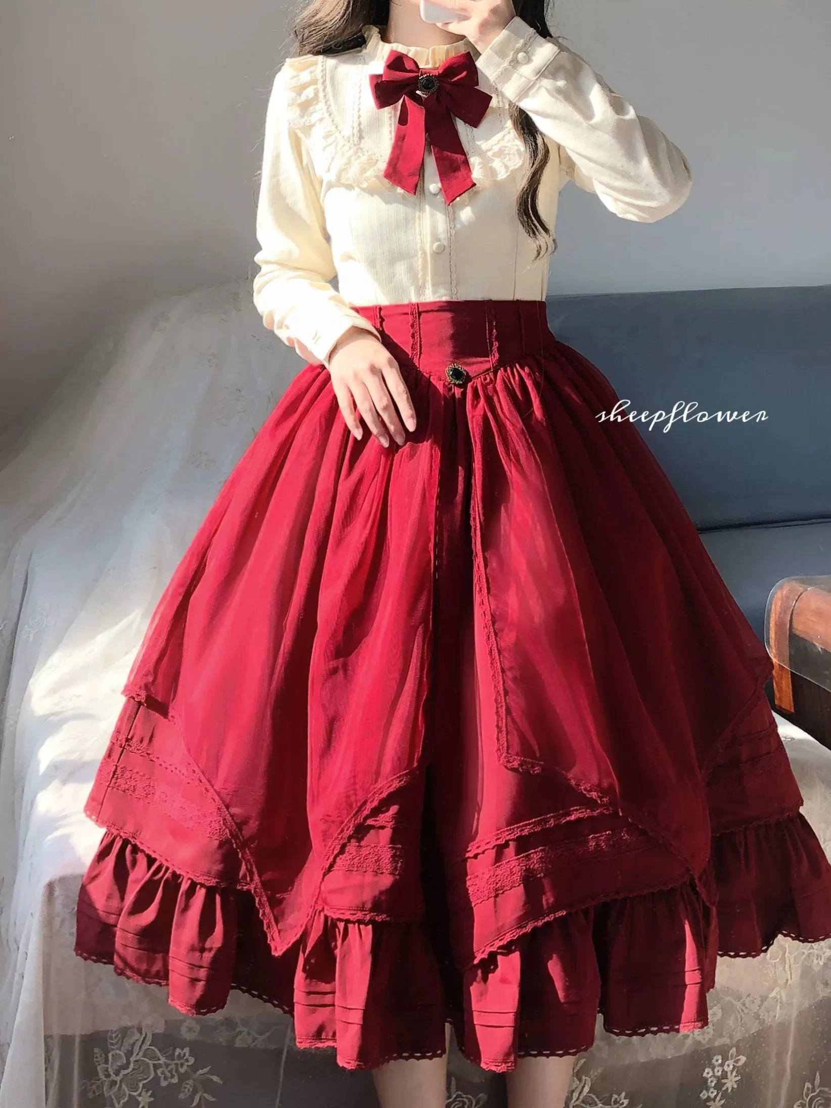 Uncle Wall Original~Daily Lolita Shirt Winter Shirts