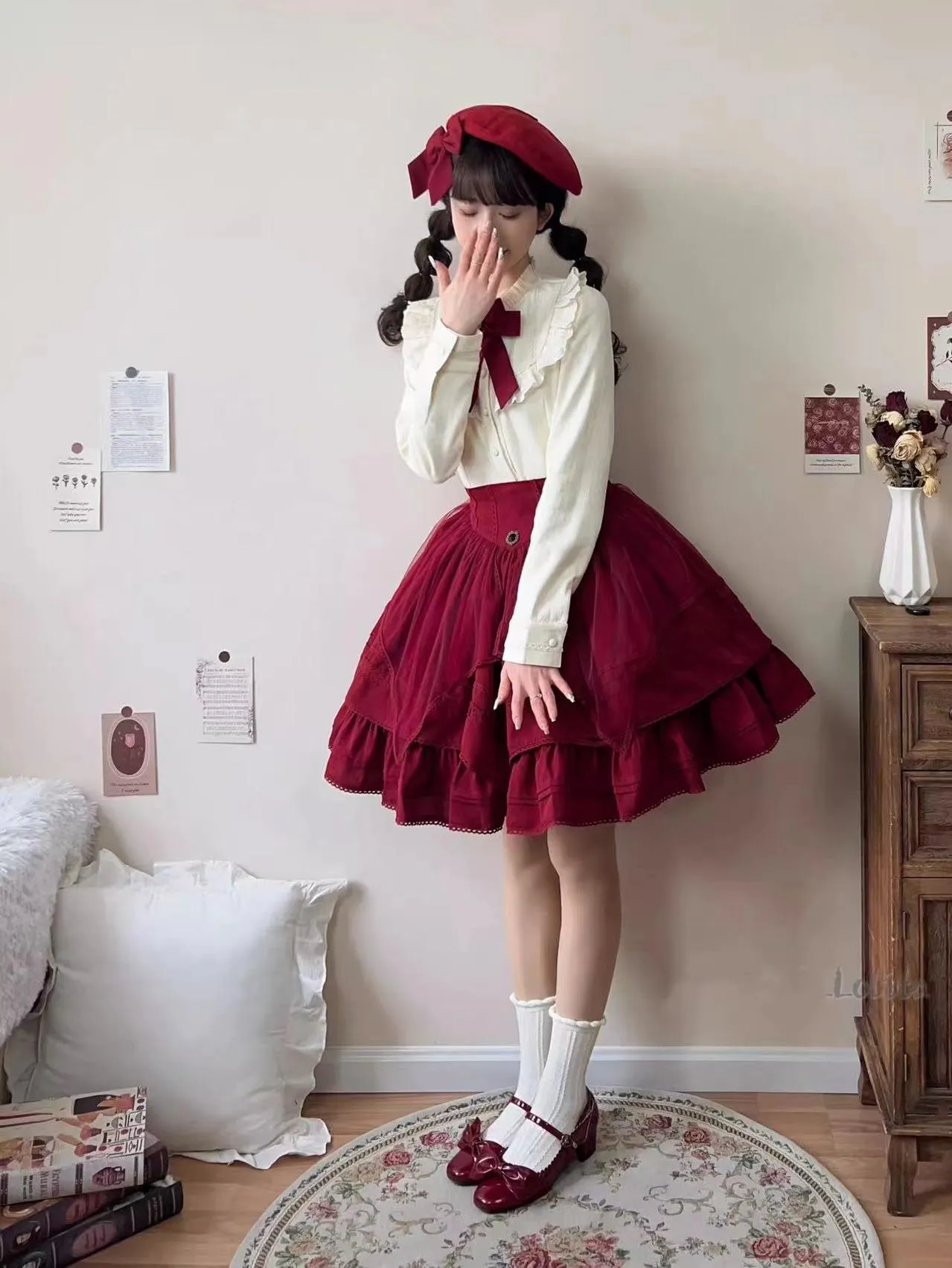 Uncle Wall Original~Daily Lolita Shirt Winter Shirts