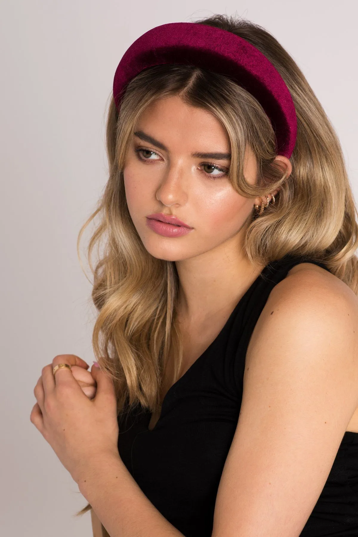 Uptown Girl Padded Velvet Headband