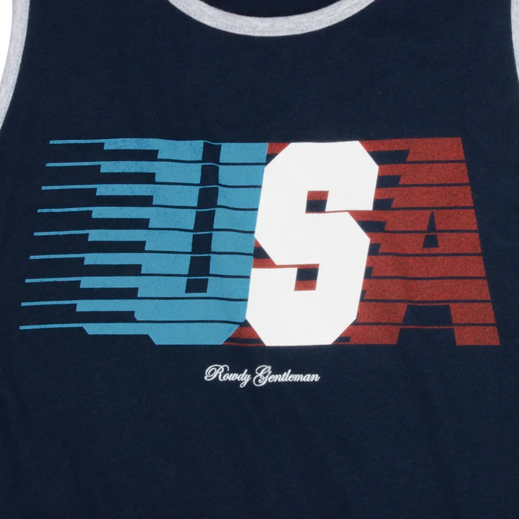 USA Streaking Tank Top