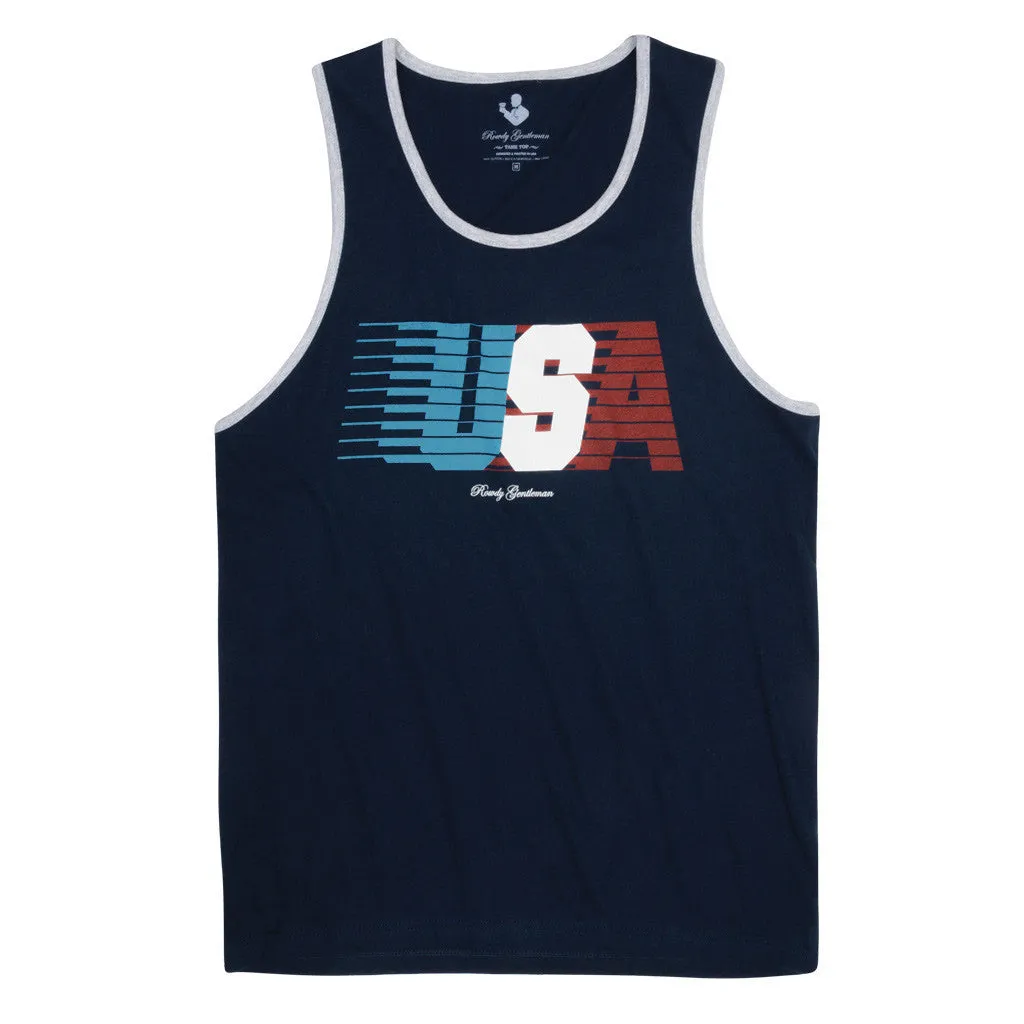USA Streaking Tank Top