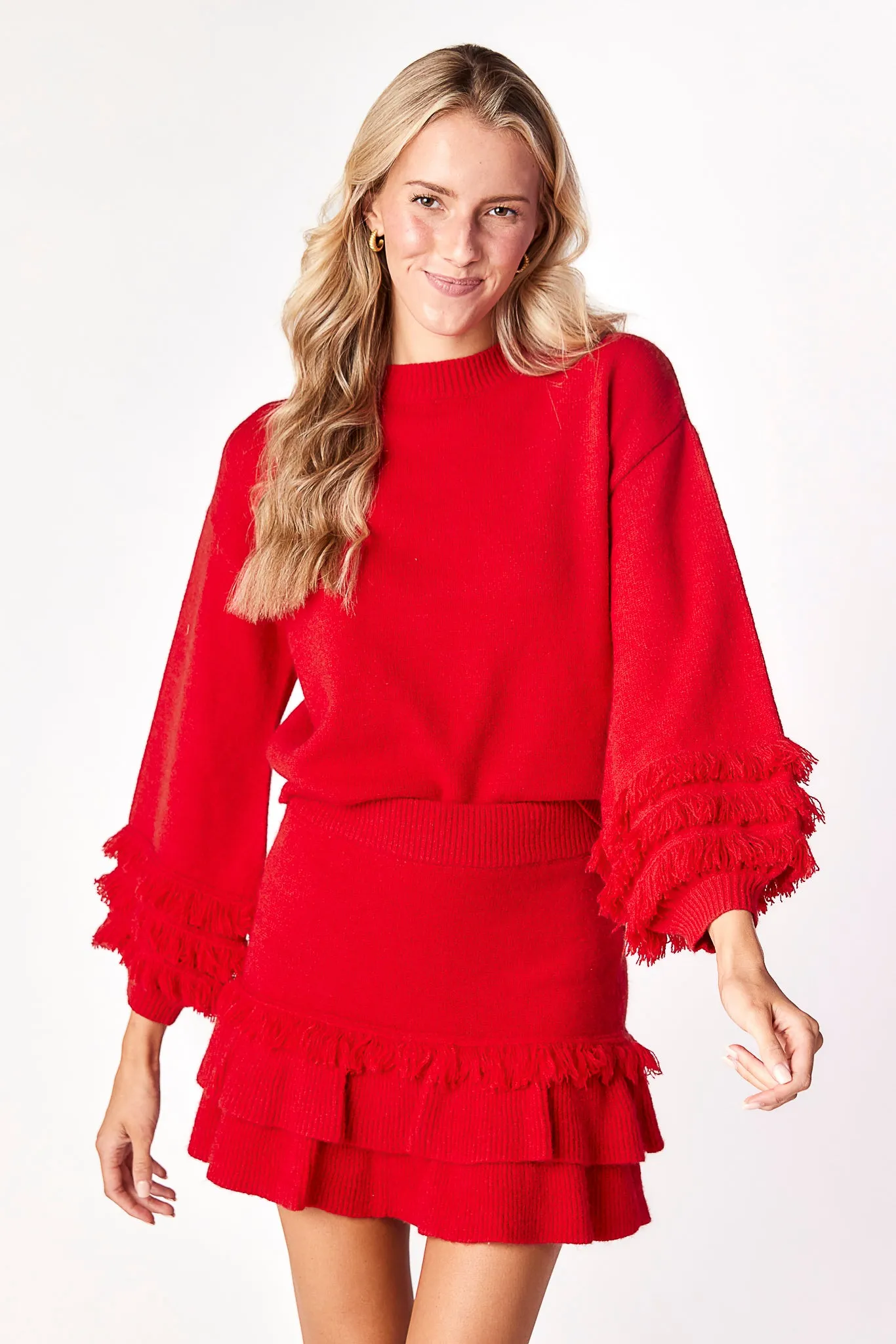 Verbena Sweater Red