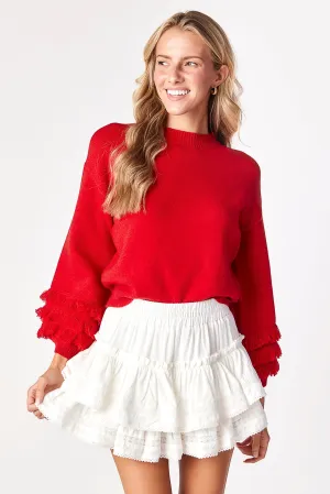 Verbena Sweater Red