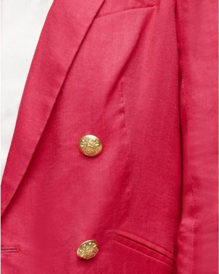 Veronica Beard Hirsh Linen Dickey Jacket