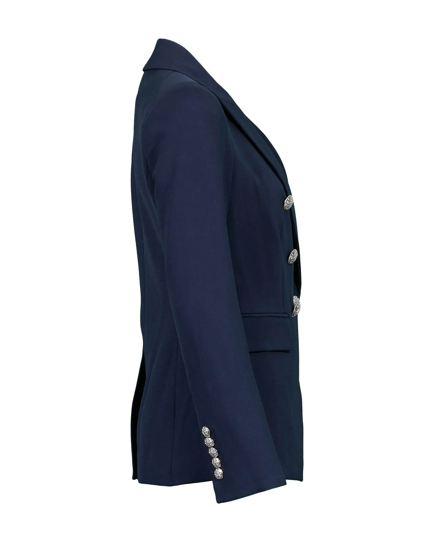 Veronica Beard Miller Dickey Jacket Navy-Silver