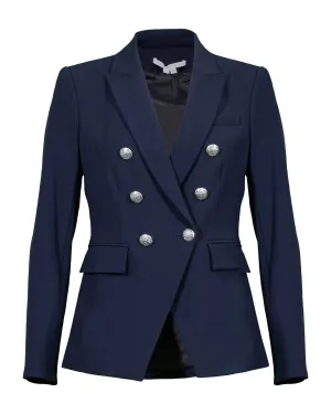 Veronica Beard Miller Dickey Jacket Navy-Silver
