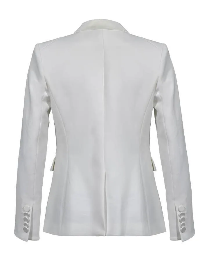 Veronica Beard Miller Dickey Jacket Off White