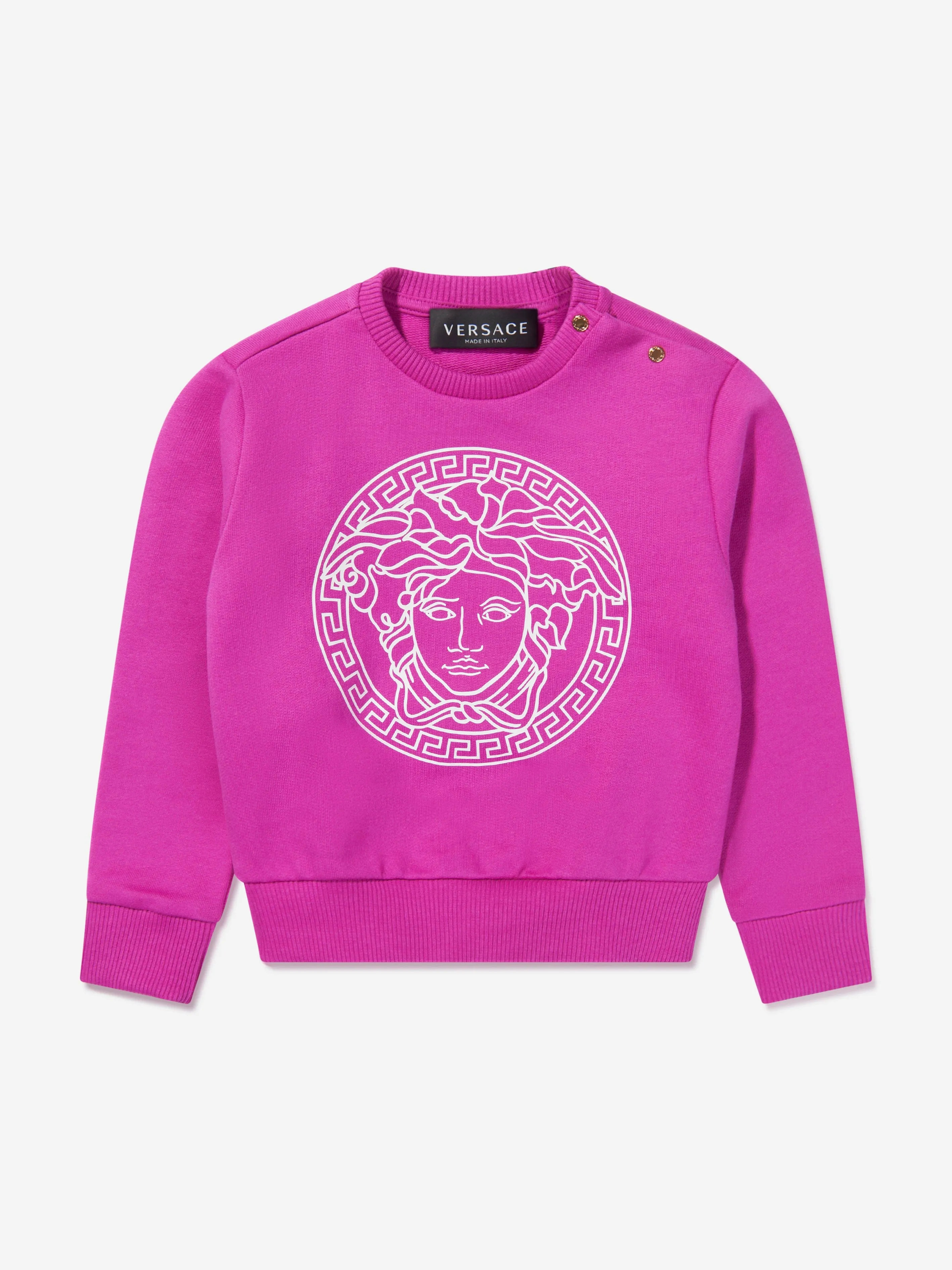 Versace Baby Girls Medusa Logo Sweatshirt