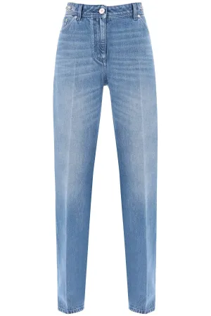 Versace boyfriend jeans with tailored crease