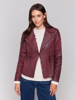 Vintage Faux Leather Perfecto Jacket