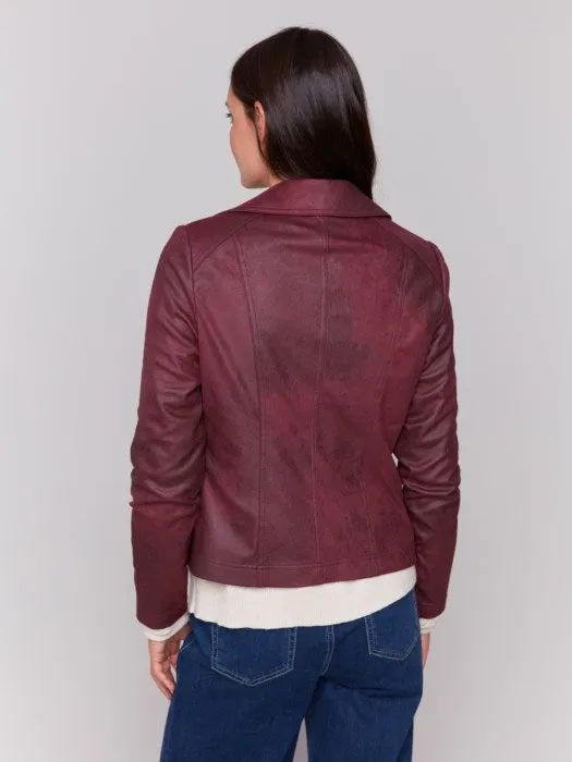 Vintage Faux Leather Perfecto Jacket