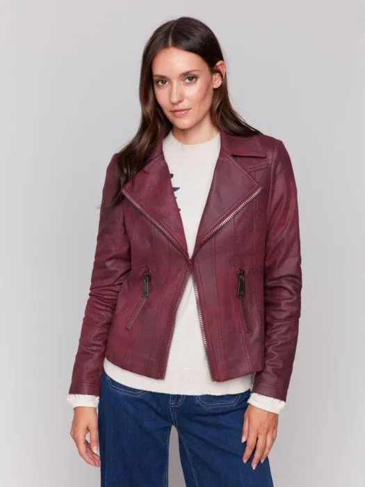 Vintage Faux Leather Perfecto Jacket