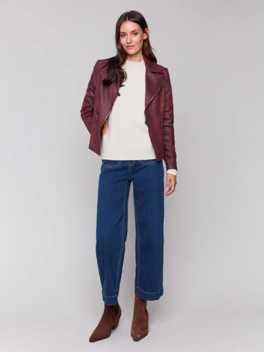 Vintage Faux Leather Perfecto Jacket